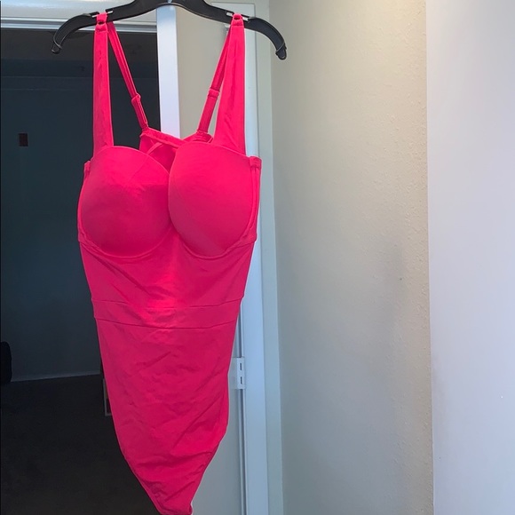 torrid Other - Torrid Pink one-piece swimsuit with mesh siding